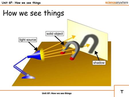 Unit 6F: How we see things