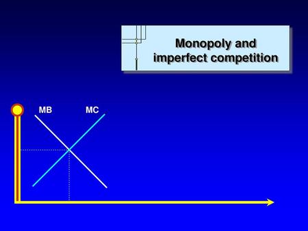 Monopoly and imperfect competition