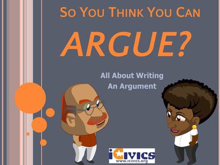 All About Writing An Argument