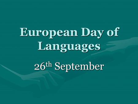 European Day of Languages