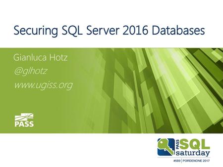 Securing SQL Server 2016 Databases