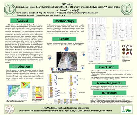 10th Meeting of the Saudi Society for Geosciences