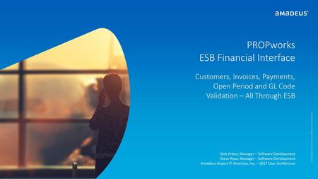 PROPworks ESB Financial Interface