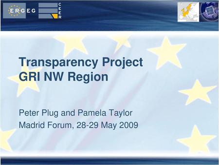 Transparency Project GRI NW Region