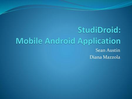 StudiDroid: Mobile Android Application