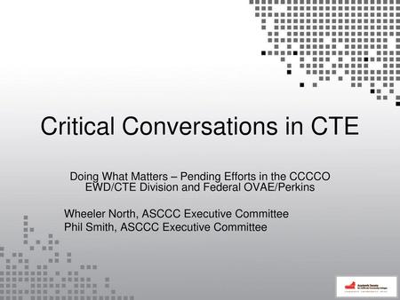 Critical Conversations in CTE