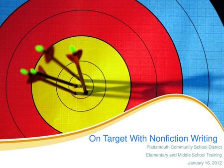 On Target With Nonfiction Writing