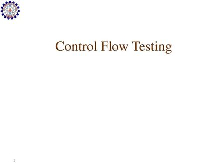 Control Flow Testing Handouts