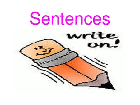 Sentences.