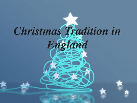 Christmas Tradition in England