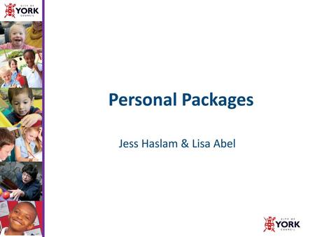 Personal Packages Jess Haslam & Lisa Abel.