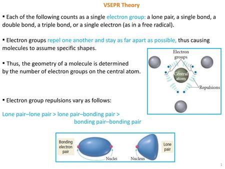 ▪ Thus, the geometry of a molecule is determined