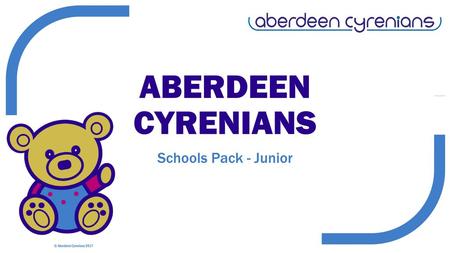 Aberdeen Cyrenians Schools Pack - Junior 9/15/2017