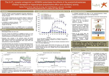 Neuroscience Drug Discovery DK, H. Lundbeck A/S, Valby, Denmark