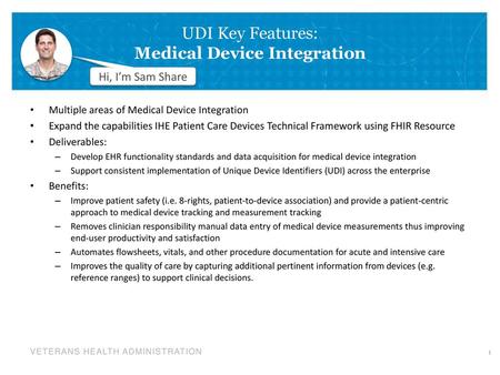 UDI Key Features: Medical Device Integration