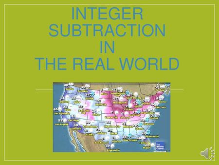 Integer Subtraction in the Real World