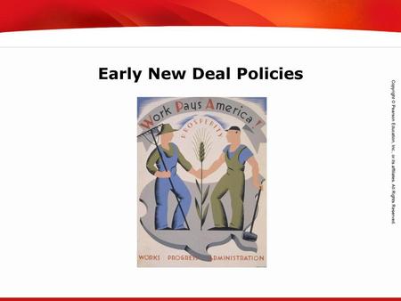 Early New Deal Policies