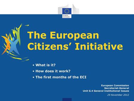 The European Citizens’ Initiative