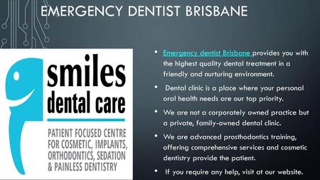 Emergency Dentist Brisbane