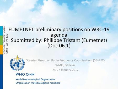 Steering Group on Radio Frequency Coordination (SG-RFC)