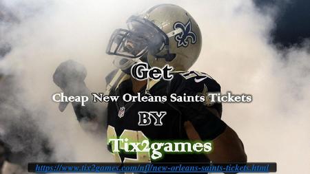 Cheap New Orleans Saints Tickets