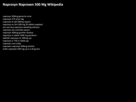 Naprosyn Naproxen 500 Mg Wikipedia