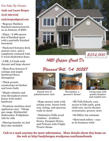 1420 Copper Creek Dr Pleasant Hill, IA $254,900