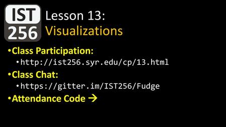 Lesson 13: Visualizations