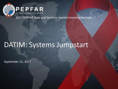 DATIM: Systems Jumpstart