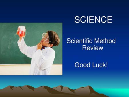 Scientific Method Review