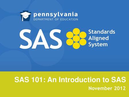 SAS 101: An Introduction to SAS