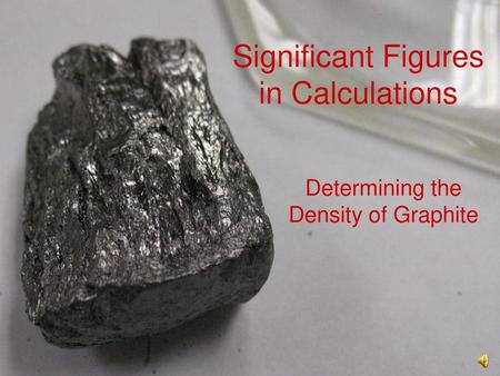 Significant Figures in Calculations