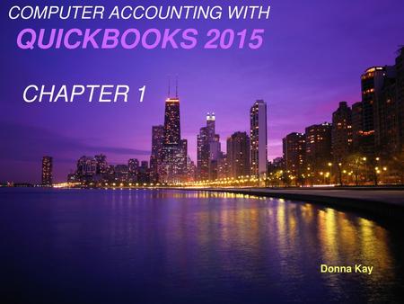 COMPUTER ACCOUNTING WITH QUICKBOOKS 2015