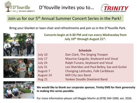 D’Youville invites you to…