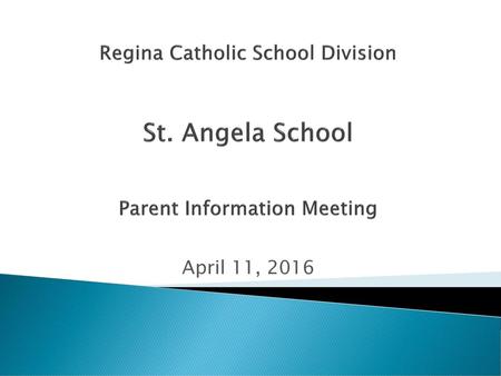 Regina Catholic School Division St