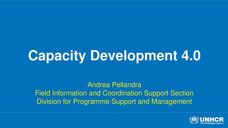 Capacity Development 4.0 Andrea Pellandra