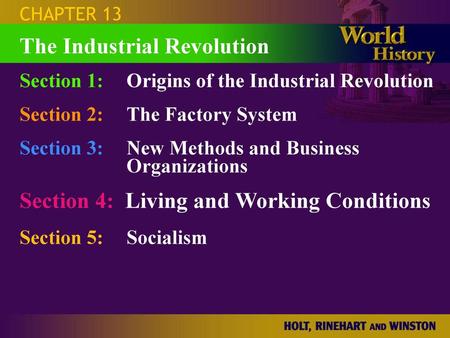 The Industrial Revolution