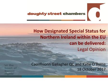 How Designated Special Status for Northern Ireland within the EU