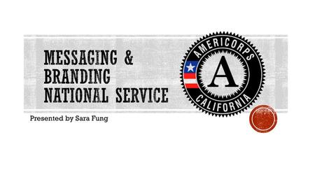 MESSAGING & BRANDING NATIONAL SERVICE