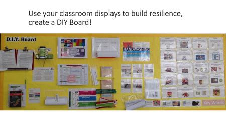 Use your classroom displays to build resilience, create a DIY Board!