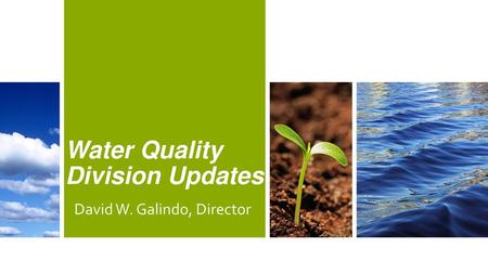 Water Quality Division Updates