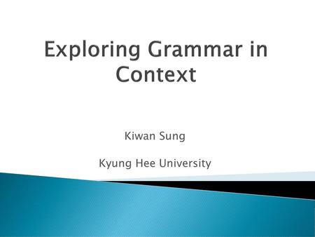 Exploring Grammar in Context