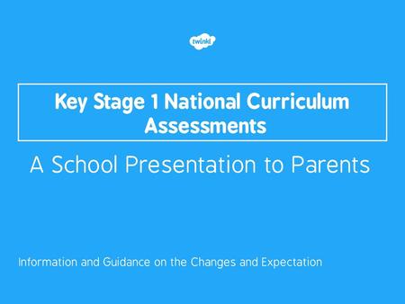 Key Stage 1 National Curriculum