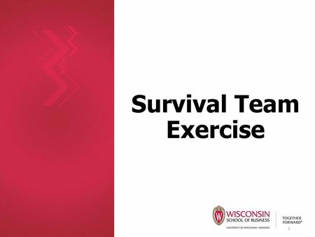 Survival Team Exercise