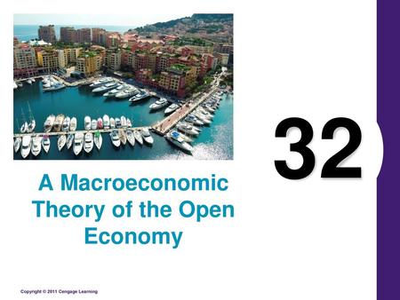 A Macroeconomic Theory of the Open Economy