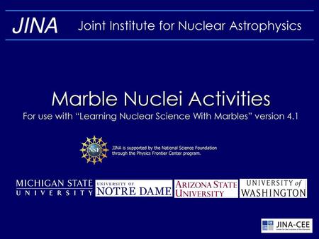 Joint Institute for Nuclear Astrophysics