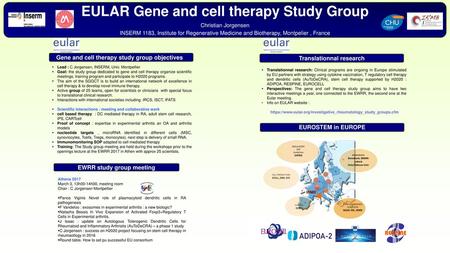 EULAR Gene and cell therapy Study Group