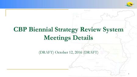 CBP Biennial Strategy Review System