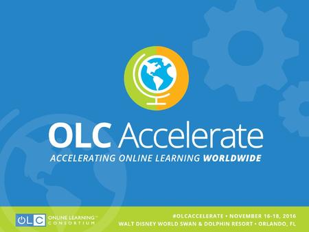 #OLCAccelerate.