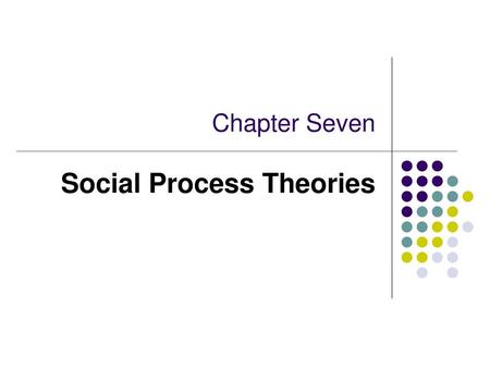 Social Process Theories